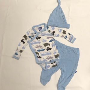 Kickee Pants Infant set with hat
